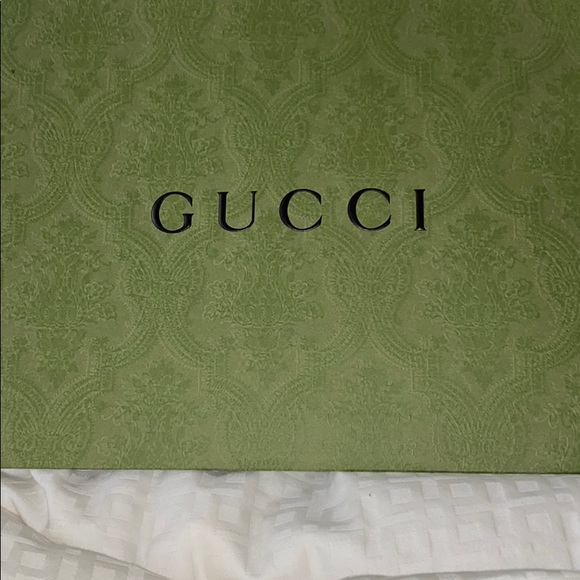 SMALL GREEN GUCCI SHOPPING BAG - Picture 2 of 5